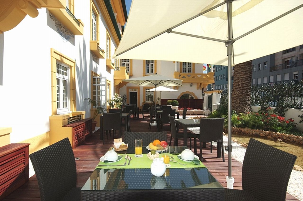 Veneza Hotel Aveiro Bagian luar foto